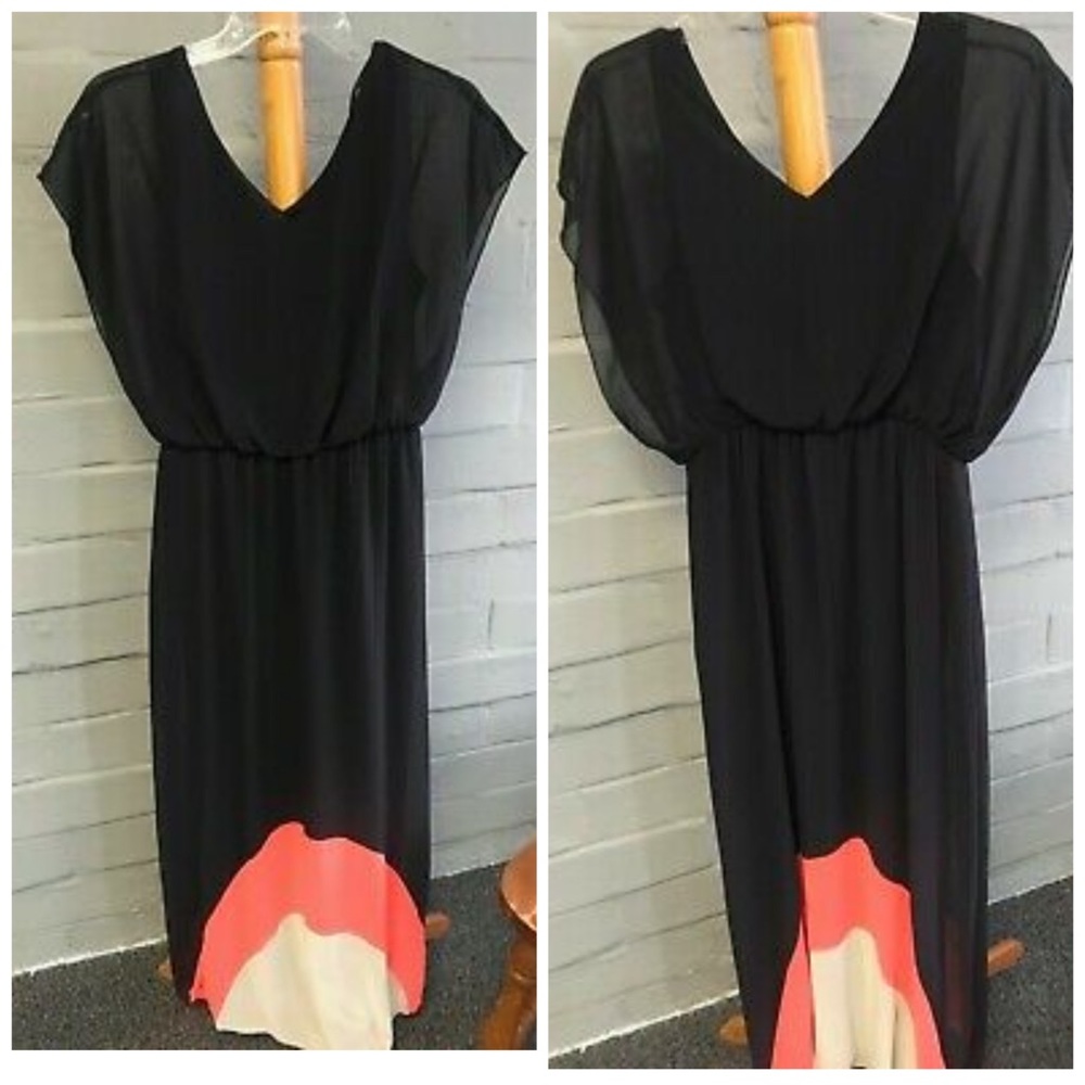 Summer maxi dress navy